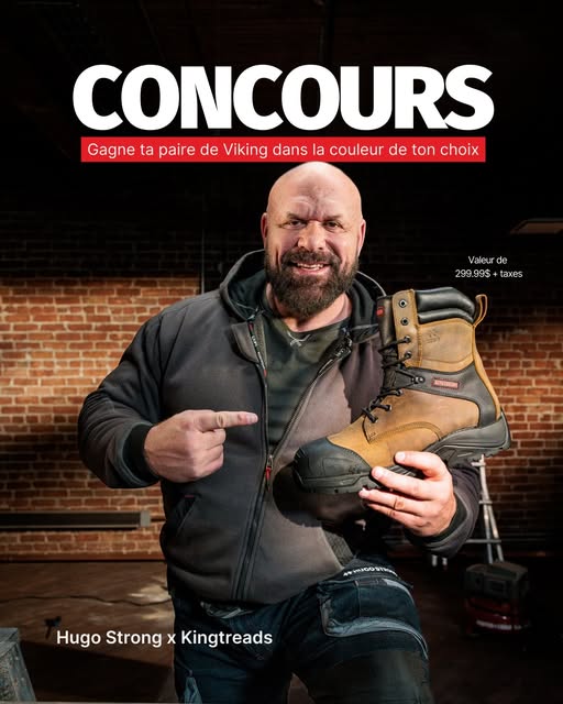 Concours Gagne ta paire de bottes Viking de la gamme Hugo Strong, dans la couleur de ton choix!