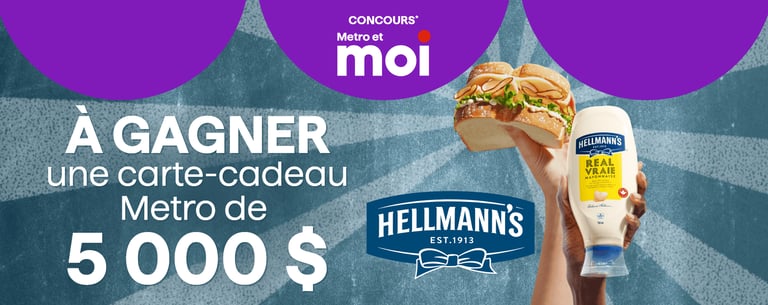 Concours Metro - Gagnez une carte-cadeau Metro de 5 000 $ !