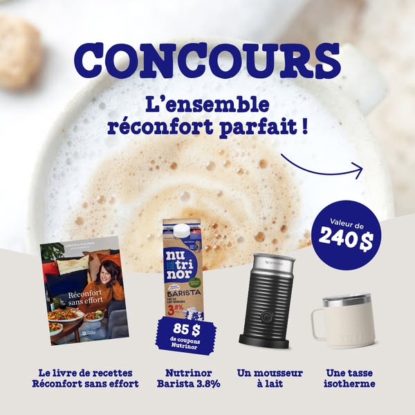 Concours Gagnez un ensemble réconfort d’une valeur de 240 $ pour savourer vos moments cocooning cet automne!