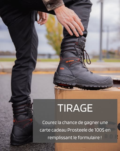 Concours Gagnez une carte cadeau Prosteele de 100$, applicable sur le site web!