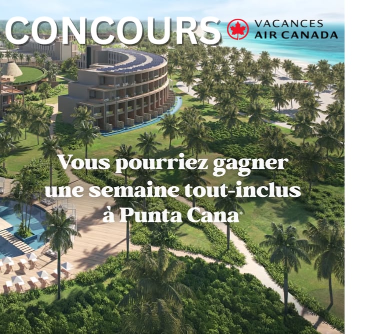 Concours Voyage Tout-inclus de 7 Nuits à Punta Cana