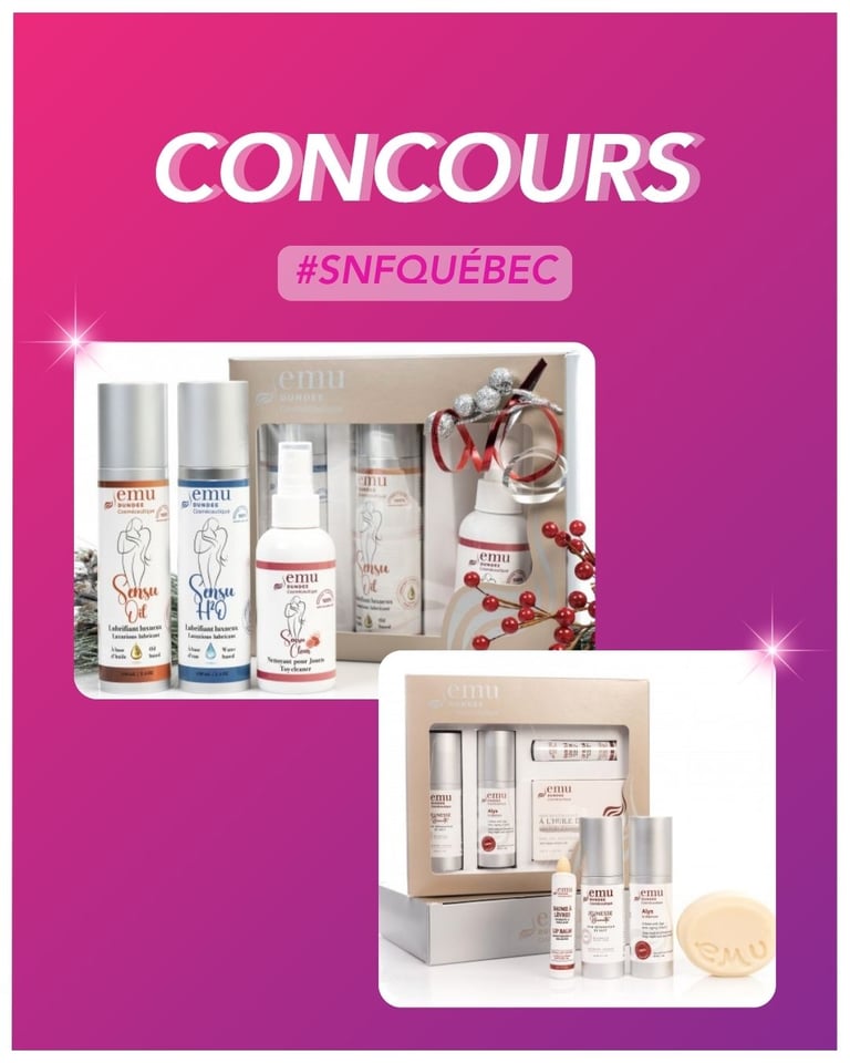 Concours Gagnez 2 coffrets bien-être + 2 billets pour le Salon de la femme!