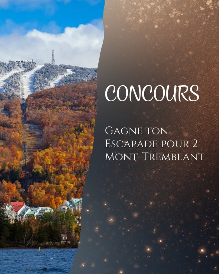 Concours Automne des commerçants de Mont-Tremblant!
