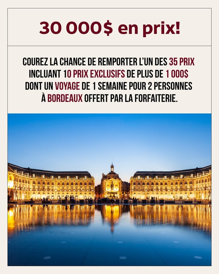 Concours Le Quarante 7 célèbre ses 30 ans, AVEC 30 000$ EN PRIX!