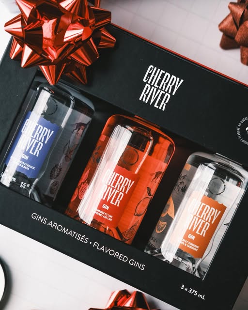 Concours Cherry River - Gagnez un coffret comprenant 3 de nos gins les plus populaires!