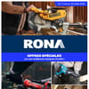 Image de la Promotion Circulaire Rona - Offres spéciales sur nos meilleures marques d'outils