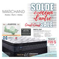 Circulaire Meubles Marchand - Matelas