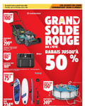 Circulaire Canadian Tire - Grand Solde rouge