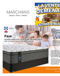 Circulaire Meubles Marchand - Matelas