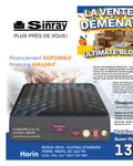 Circulaire Meubles Sinray - Matelas