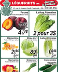 Circulaire Légufruits