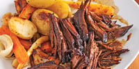 Photo de la Recette: Boeuf Braisé au Sirop D'Érable et Vinaigre Balsamique