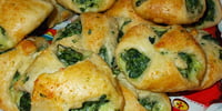 Photo de la Recette: Croissants aux Épinards