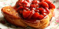 Photo de la Recette: Brioche Perdue aux Fraises Poêlées