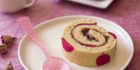 Photo de la Recette: Gâteau Roulé très Girly à la Confiture de Fraise