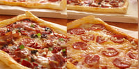 Photo de la Recette: Pizza Feuilletée Moitié-Moitié
