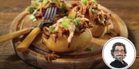 Photo de la Recette: Pommes de Terre au Four et Effiloché de Porc Barbecue de Christian Bégin