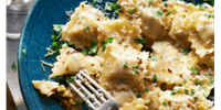 Photo de la Recette: Raviolis avec Sauce au Citron et au Beurre Noisette