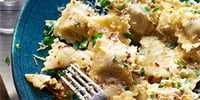 Photo de la Recette: Raviolis avec Sauce au Citron et au Beurre Noisette