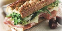 Photo de la Recette: Sandwich au Jambon Cuit au Bouillon, au Fenouil et au Fromage