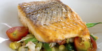 Photo de la Recette: Saumon Grillé avec Salsa Tomate-citron