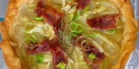Photo de la Recette: TARTE FINE AU LADY LAURIER D'ARTHABASKA