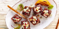 Photo de la Recette: Bouchées au Bœuf et au Fromage Bleu