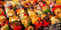 Photo de la Recette: Brochettes de Poulet Sauce à L'ananas