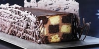 Photo de la Recette: Buche Vanille et Chocolat, Crème Onctueuse au Chocolat