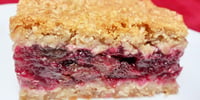 Photo de la Recette: Carrés aux Canneberges Fraîches