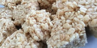 Photo de la Recette: Carrés aux Rice Krispies au Sucre à la Crème