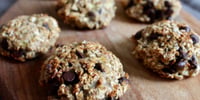 Photo de la Recette: Cookies aux Flocons D’avoine, Banane et Chocolat Noir