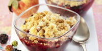 Photo de la Recette: Croustade aux Framboises et aux Mûres Sucrée au Sirop d'érable
