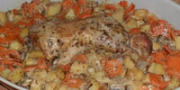 Photo de la Recette: Cuisse de Dinde à la Moutarde à L'ancienne