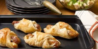 Photo de la Recette: Feuilleté au Fromage et à la Saucisse Pur Porc