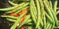 Photo de la Recette: Fèves Vertes et Poivrons Marinés