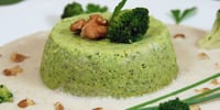 Photo de la Recette: Flan de Brocolis à la Crème de Céleri et aux Noix