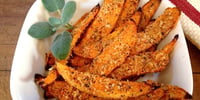 Photo de la Recette: Frites de Patates Douces avec Aïoli à l'huile de Truffe