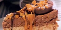 Photo de la Recette: Gâteau au Fromage Sans Cuisson au Caramel et aux Oeufs Cadbury