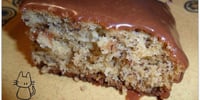 Photo de la Recette: Gâteau aux Bananes, Glaçage aux Barres Mars