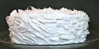 Photo de la Recette: GÂTEAU ICEBERG (CHOCOLAT BLANC-NOIX DE COCO-FRAMBOISES)