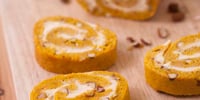 Photo de la Recette: Gâteau Roulé au Potimarron et Lemon Curd