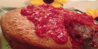Photo de la Recette: Gâteau Blanc aux Framboises et son Coulis