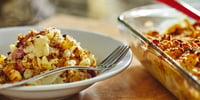 Photo de la Recette: Gratin de Chou-fleur au Bacon, Jambon et Fromage Oka