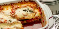 Photo de la Recette: LASAGNE À LA DINDE ET AUX LÉGUMES GRILLÉS