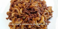 Photo de la Recette: Macaroni Chinois au Porc Haché