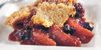Photo de la Recette: Mijoteuse à la pêche et aux Petits Fruits