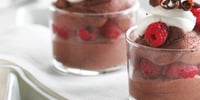 Photo de la Recette: MOUSSE AU CHOCOLAT ET AUX FRAMBOISES