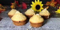 Photo de la Recette: Muffins aux Bleuets et aux Pépites de Chocolat et Beurre de Caramel