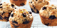 Photo de la Recette: Muffins Son et Yogourt aux Bleuets et à L’orange